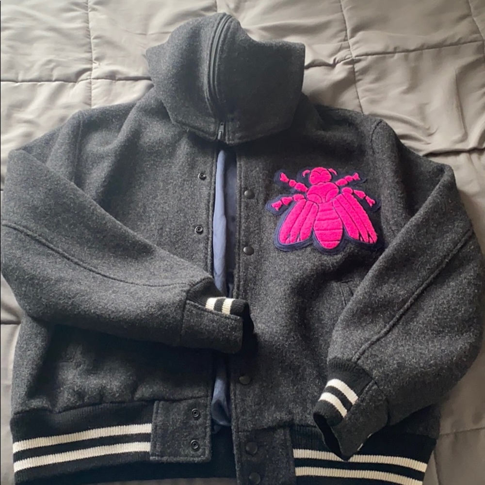 Billionaire Boys Club wool varsity jacket.